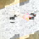  BBQ Coloring Table Runner Summer
