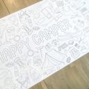  Camping Coloring Table Runner