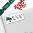  CHRISTMAS Address Labels, Christmas camper, Christmas return address labels, Christmas address stickers, Holiday stickers, Personalized