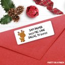  CHRISTMAS Address Labels, Christmas Reindeer 2 , Christmas return address labels, Christmas address stickers, Holiday stickers, Personalized