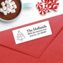  Christmas Address Labels, Christmas Tree, Personalized