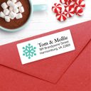  Christmas Address Labels, Frosty Snowflake, Personalized