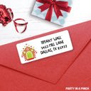  CHRISTMAS Address Labels, Gingerbread House, Christmas return address labels, Christmas address stickers, Holiday stickers, Personalized