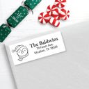  Christmas Address Labels, Happy Penguin, Personalized