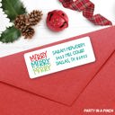  CHRISTMAS Address Labels, Merry Merry Merry, Christmas return address labels, Christmas address stickers, Holiday stickers, Personalized