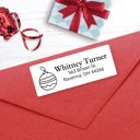  Christmas Address Labels, Ornament, Personalized