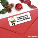  CHRISTMAS Address Labels, Santa, Christmas return address labels, Christmas address stickers, Holiday stickers, Personalized