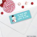  CHRISTMAS Address Labels, Snowman, Christmas return address labels, Christmas address stickers, Holiday stickers, Personalized