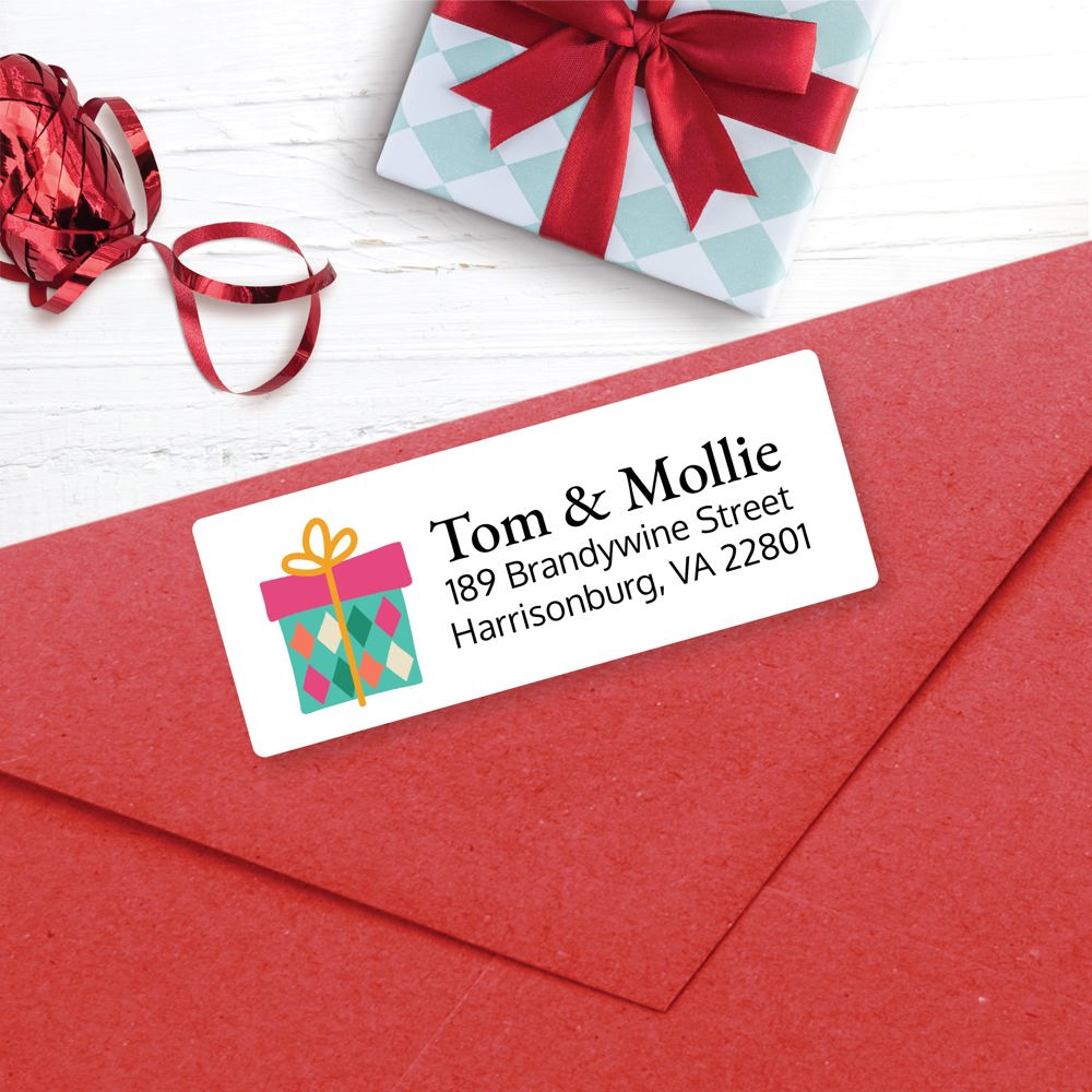 Christmas Address Labels, Special Gift, Personalized