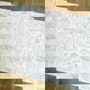  Circus Coloring Table Runner Carnival Party