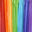  Classic Rainbow Fringe Streamer Backdrop