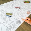  Construction Coloring Table Runner