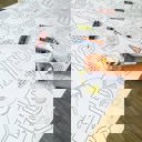  Construction Coloring Table Runner