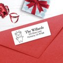  Christmas Address Labels, Reindeer, Personalized