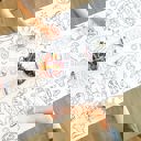  Cowboy Coloring Table Runner
