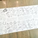  Cowgirl Coloring Table Runner