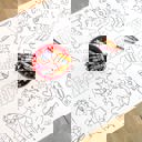  Cowgirl Coloring Table Runner