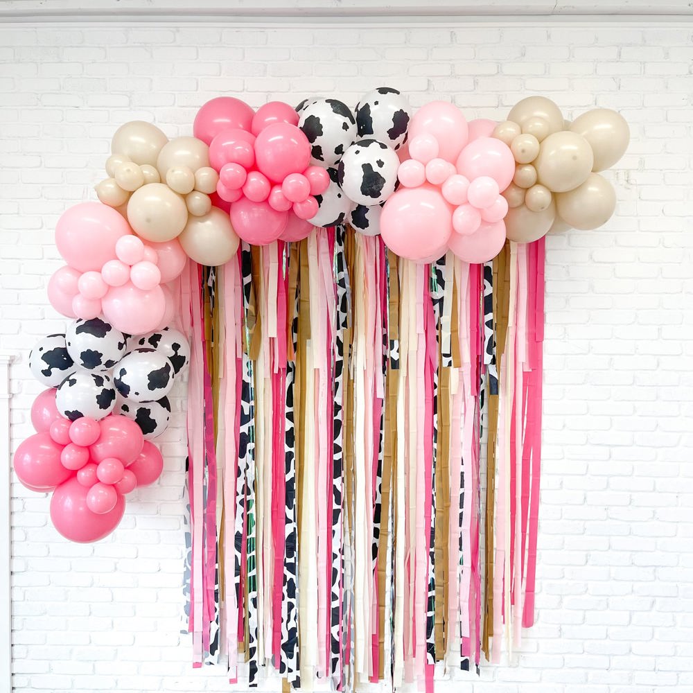 Cowgirl Fringe Streamer Backdrop| Cowgirl Party