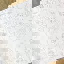  Fairytale Coloring Table Runner Princess Party