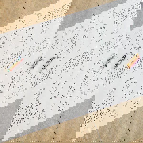 Farm Coloring Table Runner