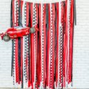 4' Race Car Fringe Streamer Backdrop