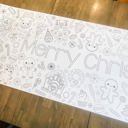  Gingerbread Party Coloring Table Runner Christmas