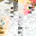  Happy Birthday Coloring Table Runner