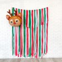  Holiday Fringe Backdrop| Christmas