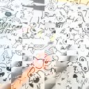  Monster Coloring Table Runner Monster Party