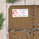  Do Not Open Before 25 December From Santa Claus - Personalized Christmas Gift Stickers