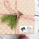  RV Camper Christmas- Personalized Christmas Gift Stickers