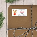  North Pole Express Delivery From Santa Claus - Personalized Christmas Gift Stickers