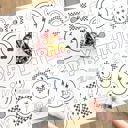  One Cool Dude Coloring Table Runner