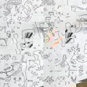  Outer Space Coloring Table Runner Space Party
