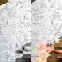  Outer Space Coloring Table Runner Space Party