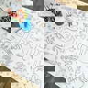  Outer Space Coloring Table Runner Space Party