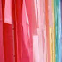  Pastel Rainbow Fringe Streamer Backdrop