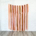  Peaches and Cream Fringe Streamer Backdrop