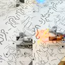  Puppy Coloring Table Runner Dog Party