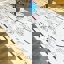  Race Car Coloring Table Runner