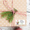  Santa Claus - Personalized Christmas Gift Stickers