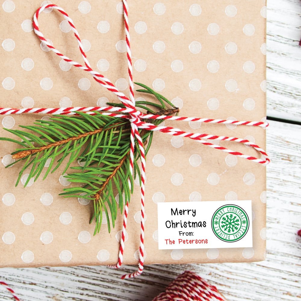 Special Delivery- Personalized Christmas Gift Stickers