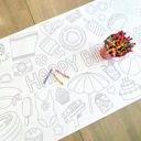  Summer Pool Party Coloring Table Runner