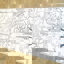  Superhero Coloring Table Runner