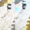  Under The Sea Coloring Table Runner Ocean Party