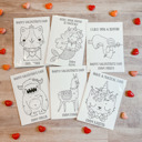  Personalized Valentine's Coloring Cards 2| Valentine's Day