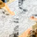  Woodland Coloring Table Runner