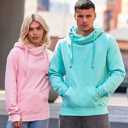 Peppermint Small Funnel Neck Hoodies Unisex 