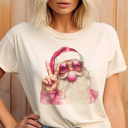  Bubble Gum Retro Christmas Santa Clause Tshirt