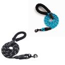 Multi 2-piece Reflective Dog Leash w/Poop Bag Dispenser